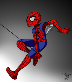 A drawing I did of my favourite Marvel Super Hero, Spiderman. I did two versions, one with a gradient background, and one with no background. I’m really looking foreword to Spiderman Homecoming. Speedpaint coming soon. 