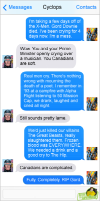 textsfromsuperheroes:  Texts From SuperheroesFacebook | Twitter | Patreon  Don&rsquo;t need criticism from Scott Summers the man whore of Marvel.