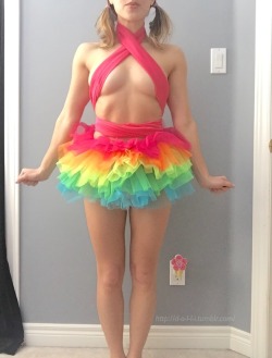 kittysmashh: Dolli wants to know if Kitty can come play 🌈💘  Omg Daddy @d-o-l-l-i pop 😻😻😻 always. Omw to come play nowww~ You look so cute in that tutu aahhhh 💕 
