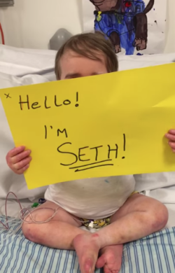 hiilikevideogames:eat-a-wasp-nest:cashtrapezoid:mashable:#WearYellowforSethSeth Lane, who is from Northamptonshire in England, suffers from Severe Combined Immonudeficiency (SCID) — also known as “bubble boy” disease because the condition requires