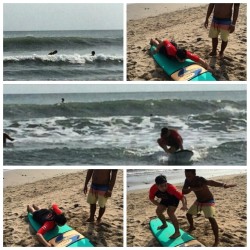 Had so much fun learning how to #surf !!! Will do this again, and again and again!!! 🌊🏄🌊🏄 (at Bali, Indonesia)