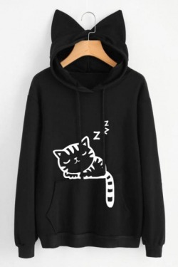 nicesummer1989:  Adorable Sweatshirts &amp; HoodiesSleeping cat &gt;&gt; CatRabbit &gt;&gt; FlowerMilk &gt;&gt; PlanetRabbit &gt;&gt; CatRabbit &gt;&gt; CatAren’t they cute? Buy it quickly while they are on sale!