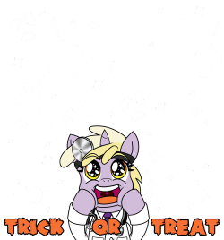 outofworkderpy:  *Knock! Knock!* You open the your door… Dinky: Trick or Treat! :D Click or Drag the image to give Dinky candy! Don’t be stingy!  Derpy: Isn’t Dinky Cute~ ^u^  Everypony keeps asking us about doctors…  (what’s up with that?!)
