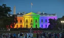 sorrygirlsisuckcock:  micdotcom:  10 landmarks that went super gay for yesterday’s historic SCOTUS ruling From the White House and One World Trade Center to Minneapolis’ 35-W bridge, America proudly went full rainbow last night, joined by international