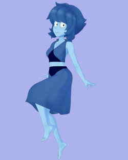 skuddpup: My Lapis model is done! I’m definitely thinking of letting some tentacles ravage her &lt;3  @slbtumblng ;3