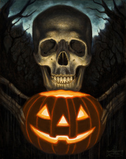 ex0skeletal:  (via Preview: Chet Zar’s “All Hallows’ Eve” at Copro Gallery | Hi-Fructose Magazine)