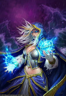fuckyeahalliance:  fuckyeahalliance: &ldquo;The Kirin-Tor will come down on Garrosh so hard his ancestors will reel. Blood will pay for blood!”  —Jaina ProudmooreI think we’ve found our new icon.