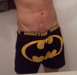 gaygeeksnsfw:  Hot gay geek showing off his undies and cock ——- Check out our awesome gay geek shirts ShopGeekly.com  