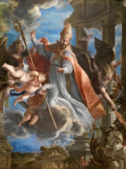Claudio Coello (Spanish, 1642-1693), The Triumph of Saint Augustine, 1664; oil on canvas, 271 x 203 cm; Museo del Prado, Madrid