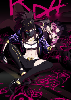 okolnir:    slipped and fell into K/DA hell and i can’t get out, don’t send help :3 just let me drown here in my queens’ perfect existence it’s fine desktop/mobile wallpapers are free on my gumroadprints at my print/book shop ————————————————————–