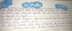 soberlittlebaby:  As part of working the third step, my sponsor had me rewrite my own version of the third step prayer and this is it!  Thats awesome. 