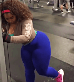 extrameatyladies: xopachi:  xtremebodiez:  Mizz Bond   Gym Thickness with Thights Of Thunder   I know sometimes I quite obviously exaggerate, but I don’t want another motherfucker in my LIFE telling me girls like this don’t exist and that my work