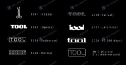 The Evolution of the TOOL logo