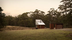 cabinporn:  Bruny 149 built by @maguiredevineThe design of the Bruny Island cabin responds to our client’s desire for a retreat, a place of renewal where she can escape the high stress of her busy work life and engage in simple pleasures of reading,