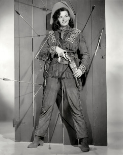 Jane Russell as Calamity Jane in The Paleface, 1948.