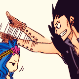 hitsuyo:  Gajeel &amp; Levy | Fairy Tail - requested by ithrowmytacosintheairsometimes 