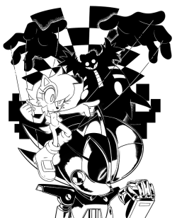 archiesoniconline:    Inktober Day 2!  Theme: Mindless.  Dr. Eggman went to great lengths to ensure Mecha Sally’s obedience, reducing the once-proud princess to a metallic husk only capable of carrying out his evil agenda…   Art by @Drawloverlala