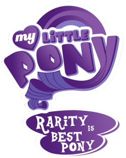 awthredestim:  Fanart - MLP. My Little Best Pony Logo by ~jamescorck Good thing tumblr put its shit together again!  I&rsquo;ve noticed this season has a distinct lack of Rarity. But we still have some un-synopsised episodes to go&hellip;