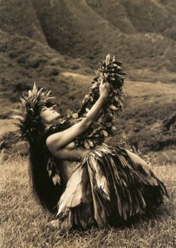 vensuberg: The hula has been too commodified to be of much interest, but there is no gain-saying this picture—19th century I would guess. 