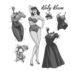 justsantiagocalle:  I’ve liked paper dolls for a while, and Katy Keene is the embodiment of paper dolls and pin up all together.Hope youlike it  