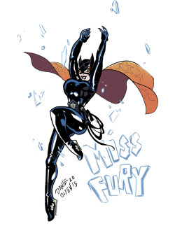 weremole:  Had to draw another public domain superhero. Miss Fury. http://pdsh.wikia.com/wiki/Miss_Fury Who’s like Batman and Catwoman combined. But years before Catwoman became what we know the character as today. 