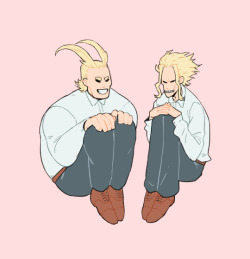 illustratedacorns:  BNHA Challenge Day 1 - Favorite Male Character All Might is too cute (▰˘◡˘▰) 