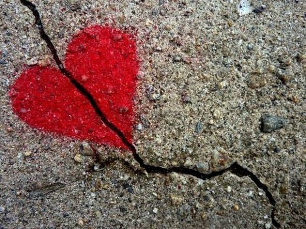 cracked heart