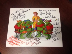 This is one of the coolest fucking things that I&rsquo;ve ever been gifted! @wilw went to Rose City Comic Con and brought this back for me because he&rsquo;s an incredible human being and a super awesome friend. They all signed it! All of them! Ahhhhh
