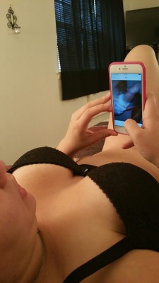 babyandjayplaying:  Here’s baby relaxing daydreaming of a big cock she was going to get to have courtesy of me……..if you are near SE PA, good looking, shaved and hung…..send us a.message and pics……maybe she could play with you?      Jay and