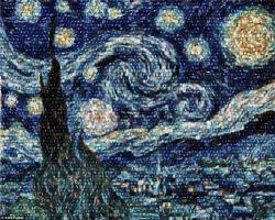  Starry Night using Hubble images. 