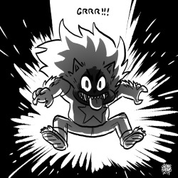 stevencrewniverse:  From Storyboard artist Lamar Abrams:  oh no! looks like vegeta gave the chaos emeralds to steven after all. but wait! didn’t yu-gi-oh blow up the moon? how is steven able to transform with no moon power?! find out on STEVEN’S LION!