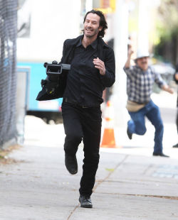 theocseason4: i’m keanu reeves running off with this camera he stole from a paparazzi