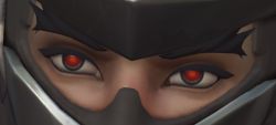kuruwatch:Blackwatch Genji’s eyes are so nice, they look a bit like small camera lenses or something like that.
