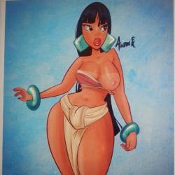 thicksexyasswomen:  axart:  Most of yall got it right… Lol not sure how some of yall thought jasmine lol #chel #theroadtoeldorado #axcomix #thicktoons #tittyslip #wardrobemalfunction  Wow   she was the real treasure~ &lt;3 &lt;3 &lt;3