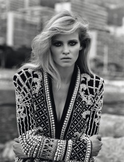 Lara Stone Photographed by Alasdair McLellan Published in Self Service #37, Autumn/Winter 2012
