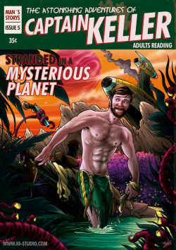 soy-ivan-g:  True Beefcakes 15 - Captain Keller, Stranded in a Mysterious Planet © Iván García Guest Star: Colby Keller  http://colbykeller.tumblr.com/Order your very own portrait!Full True Beefcakes collection to share heresite - facebook -