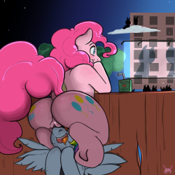 geeflakesden:  Pinkie found the best seat around for this movie night ! Quick doodle for trainin’ on colors  Gee what are you doing with all my fetishes. S-stop. Gosh this is&hellip; arnnnfghhmmmh