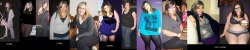 cutefatbabepassion:  mcflyver:  wearyourpassion13:  Iâ€™ve had many requests for a before and after of my weight gain. Â Figured Iâ€™d throw you guys a bone and show you just how much Iâ€™ve gained over the years. Hope you enjoy!  Amazing! So beautifulÂ !