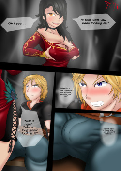 cinder x jaune patreon comic request page 3please support me on patreon if you guys wana share youre idea on the comic progress!PATREON
