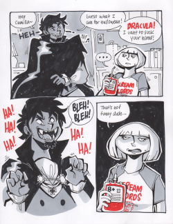 getdestroyed-staydestroyed: TFW you dress up like a Dracula to impress your ancient vampire girlfriend, but she knew the real Dracula and doesn’t appreciate you making fun of the way he talked. He couldn’t help it, OK?   lol XD