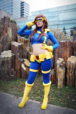 motleyjack:  Sheclops   So what about a full shoot of my cyclops cosplay!   Nadyasonika 