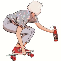 thedevilisahandsomeman:  Skateboard buddies