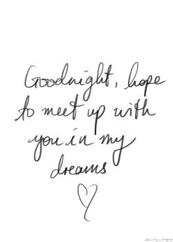 Mwah…sweet dreams!