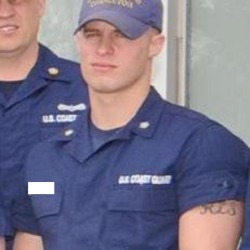 kambreycollins:    Really fucking hot Coast Guard guy, just look at the size of him! And he’s got a handsome smile and a big smooth cock. There’s a few more of him in the bonus archive files. 