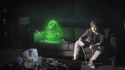 nintendroid:  Don’t invite Slimer over to play Ghostbusters: The Video Game for the Wii.  Watch the original commercial here.    Wish they would update it for next gen consoles