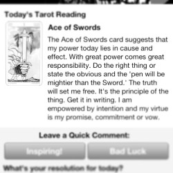 @neishhh_ @jade_antionette @damey_dame @liz_soria Do y'all see it? This is my Tarot Reading for today and I swear I was reading and actually read “With great power comes [a great electricity bill&hellip;]” before I realize that&rsquo;s not what it