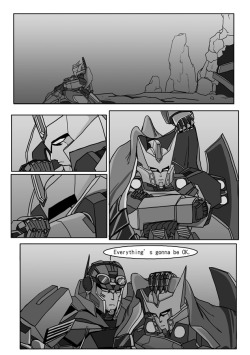 tfwatermelon:  Background : When Lost Light (LL1) disappeared in MTMTE, I had an idea that Drift was teleported to Bayformers’s world. (So that’s why Transformers 4 there was a Drift.wwwwwww)  And Lost Light Drift first met Crosshairs on Earth~