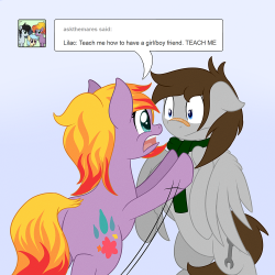 askfuselight:  I swear it’s true! I don’t know! ((*dramatic gasp* The truth is revealed! I mean, he’s way too airheaded to even catch subtle hints. This comes as a surprise to nobody~ Thanks to askthemares for the ask, be sure to check them out!