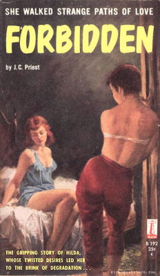 rubyfruitjumble:  secretlesbians:  Lesbian pulp covers from the 1950s and 60s (except Forbidden Love, which is a documentary). Shocking!  Twisted!  Tormented!  Passionate!  RAGING NEEDS  I love how despite the TORMENT, almost all of these twisted lesbians