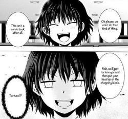 I love this girl Â ï¼ˆ//ï½¥_ï½¥//)This is from the gag manga Zai x 10. It is by the same author of Daily Lives of High school Boys and it is sure to make your sides hurt from laughter!